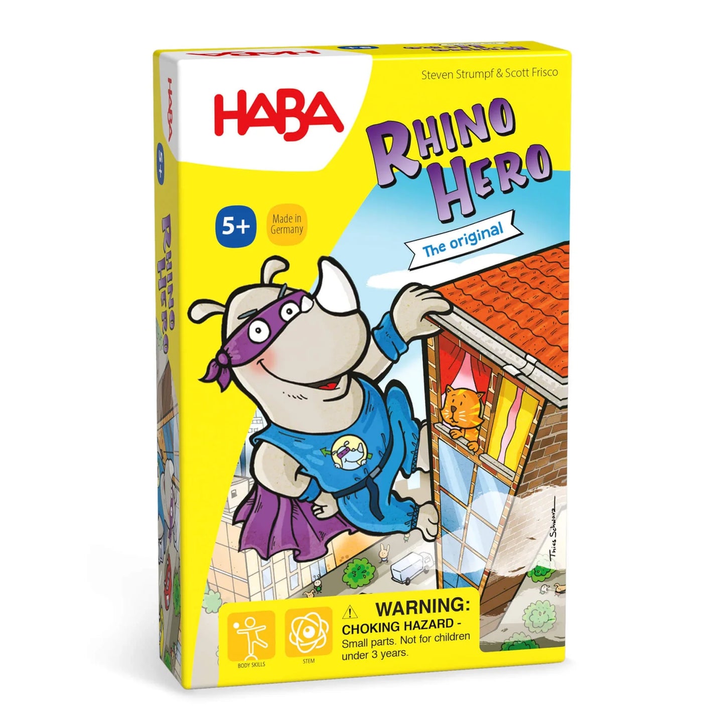 HABA - RHINO HERO THE ORIGINAL A HEROIC 3D STACKING GAME FAMILY FUN GAME SEALED