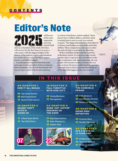 "THE UNOFFICIAL GUIDE TO GRAND THEFT AUTO 2025" Magazine - GTA History & GTA 6 Preview