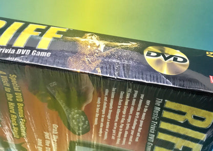 RARE VINTAGE 2005 UNIVERSITY GAMES HARD ROCK RIFF THE MUSIC TRIVIA DVD GAME WITH MEMORABILIA POSTER NEW SEALED