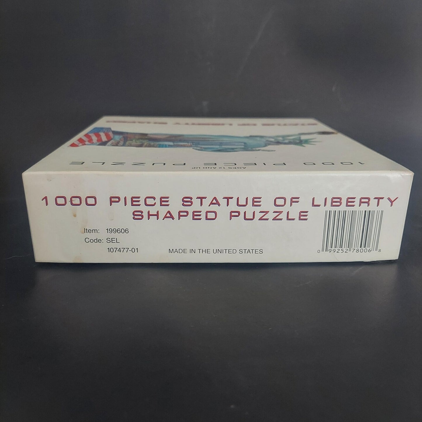 Statue of Liberty Shaped Jigsaw Puzzle 1000 Pc Vintage NYC Twin Towers NEW Sealed