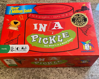 IN A PICKLE CARD GAME Educational Award Winning New Sealed Gaming Family Fun
