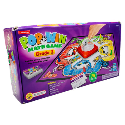 NEW Sealed Lakeshore Pop to Win! Math Game Grade 3 - 3rd Grade Learning Toy