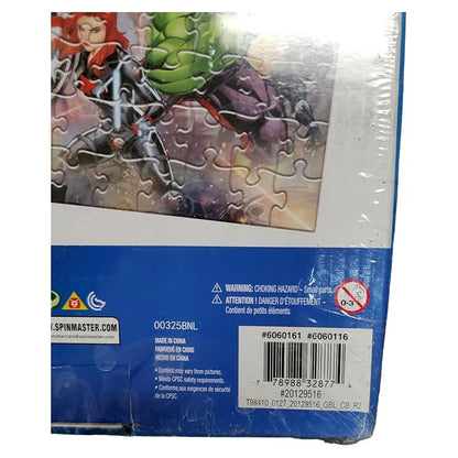 Marvel Avengers Jumbo Playing Cards Dominoes & Puzzle Set Kids Entertainment NEW SEALED