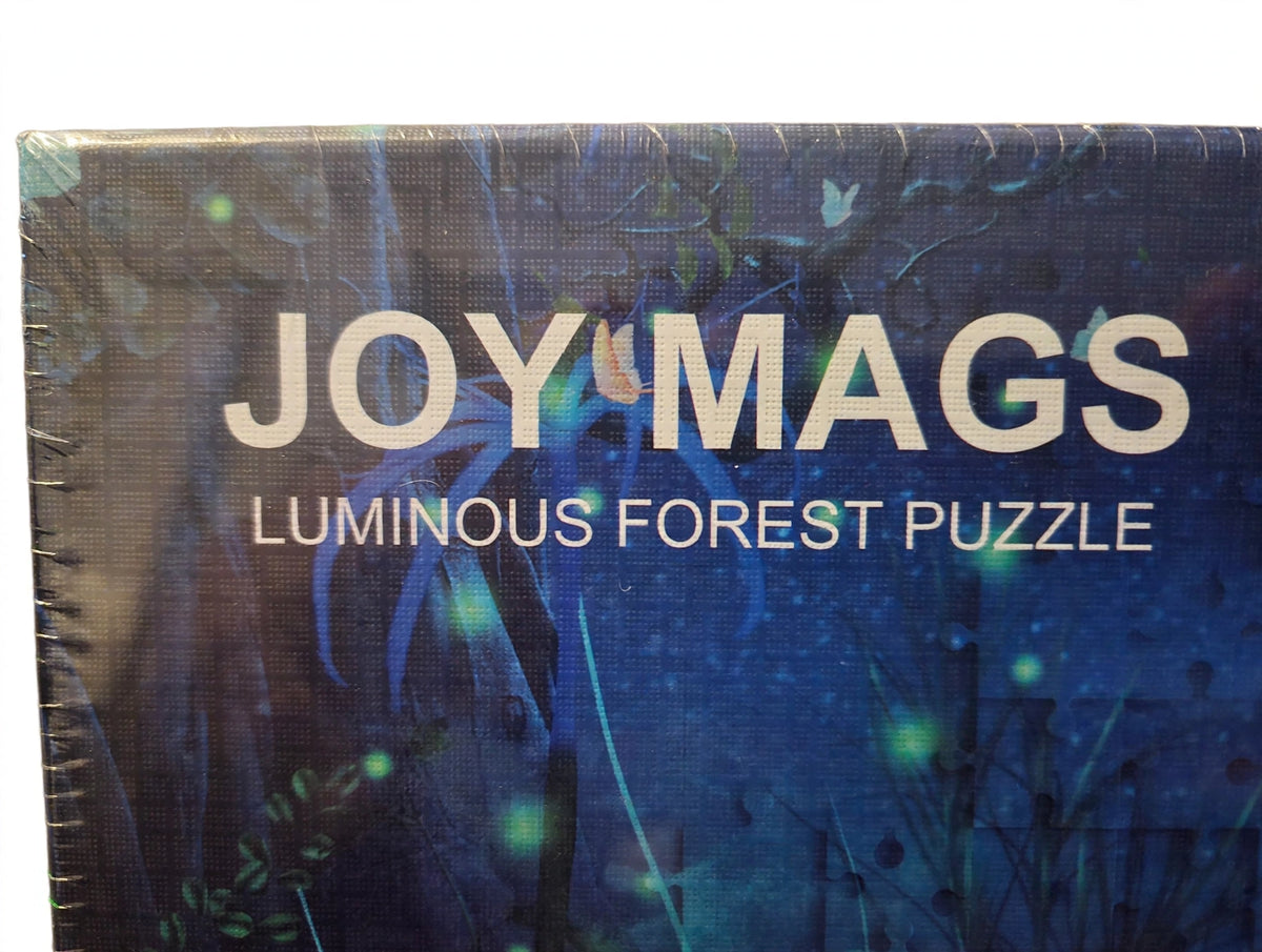 JOY'MAGS Luminous Forest 1000 Piece Puzzle - Glow in the Dark - New Sealed
