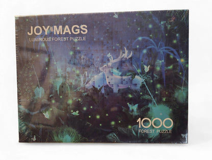 JOY'MAGS Luminous Forest 1000 Piece Puzzle - Glow in the Dark - New Sealed