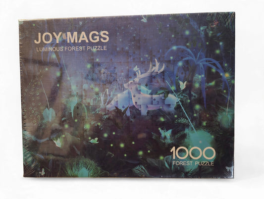 JOY'MAGS Luminous Forest 1000 Piece Puzzle - Glow in the Dark - New Sealed