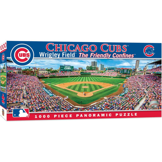 CHICAGO CUBS WRIGLEY FIELD "THE FRIENDLY CONFINES" 1000 PIECE PANORAMIC PUZZLE Brand New Factory Sealed