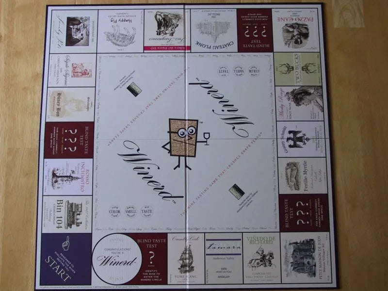 WINERD (WINE NERD) ADULT WINE TASTING GAME THAT CRUSHES GRAPE FEARS 4 PLAYER OR TEAMS NEW SEALED