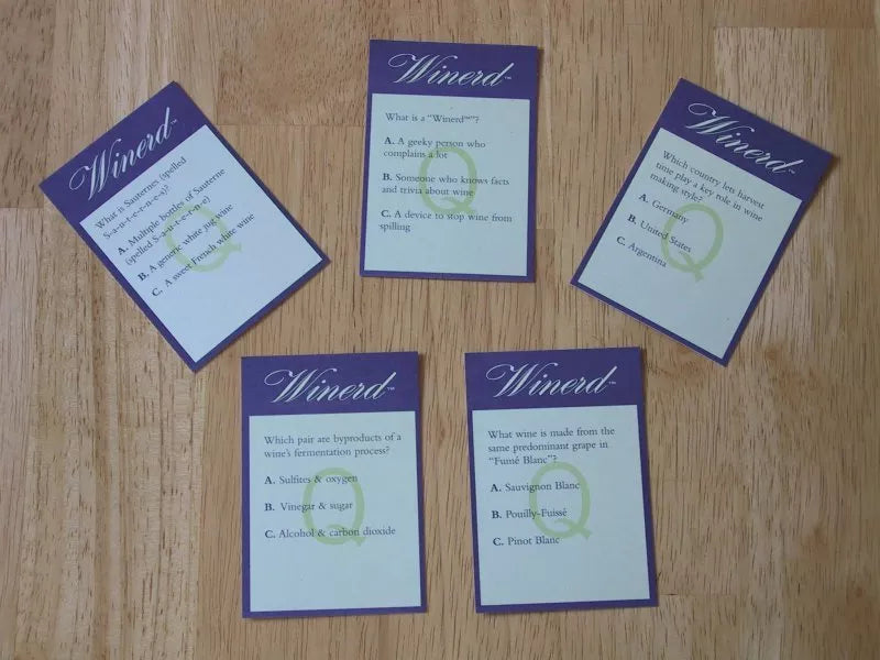 WINERD (WINE NERD) ADULT WINE TASTING GAME THAT CRUSHES GRAPE FEARS 4 PLAYER OR TEAMS NEW SEALED