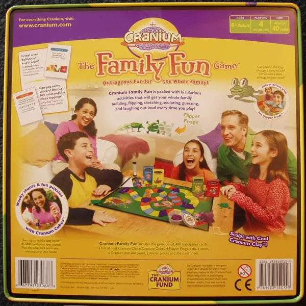 Cranium: The Family Fun Game (2005) Build, flip, sketch, sculpt, guess, and laugh out loud with the whole family.