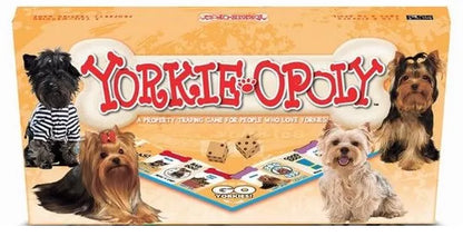 Yorkie - opoly  (monopoly) a property trading game for people who love their Yorkies. New