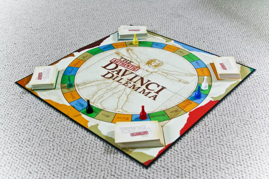 THE AUTHENTIC DAVINCI DILEMMA BOARD GAME FOR 2-6 PLAYERS BY RUMBA GAMES NEW SEALED