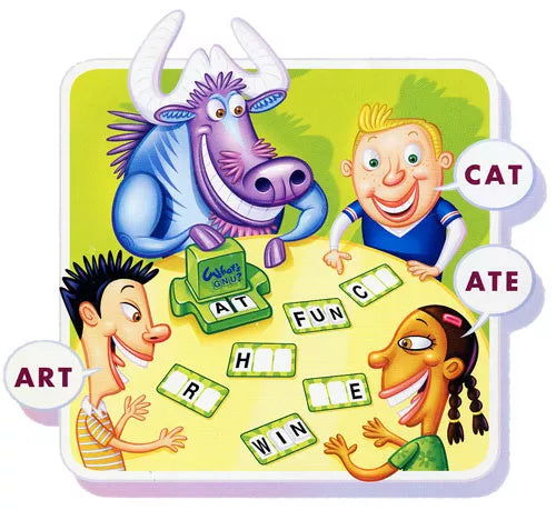 WHAT'S GNU? THE 3 LETTER LEARINGN GAME FOR AGES 5+ BY THINK FUN NEW SEALED