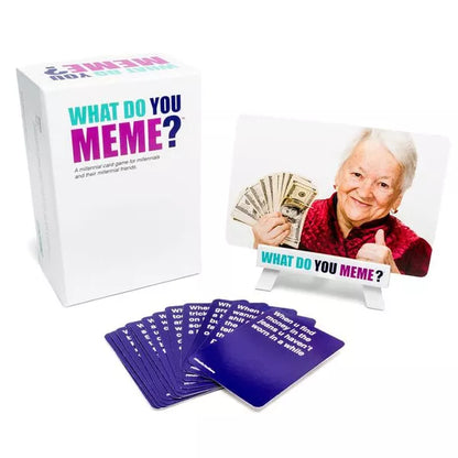 what Do you Meme? a millennial card game for millennials and their millennial friends,  New!