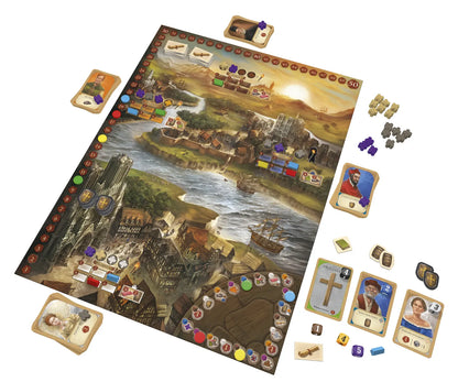 KEN FOLLETT "A COLUMN OF FIRE"GAME by MICHAEL RIENECK BASED ON THE BOOK. NEW SEALED