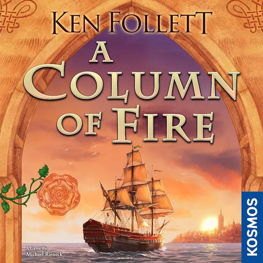 KEN FOLLETT "A COLUMN OF FIRE"GAME by MICHAEL RIENECK BASED ON THE BOOK. NEW SEALED