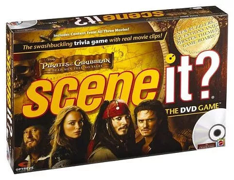 PIRATES OF THE CARIBBEAN SCENE IT? DVD GAME SWASHBUCKLING TRIVIA GAME WITH REAL MOVIE CLIPS. NEW SEALED