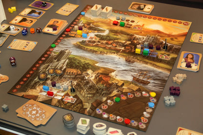 KEN FOLLETT "A COLUMN OF FIRE"GAME by MICHAEL RIENECK BASED ON THE BOOK. NEW SEALED