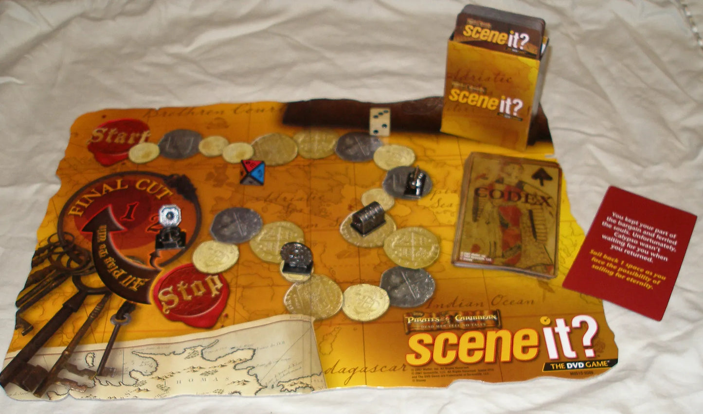 PIRATES OF THE CARIBBEAN SCENE IT? DVD GAME SWASHBUCKLING TRIVIA GAME WITH REAL MOVIE CLIPS. NEW SEALED