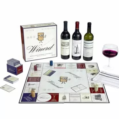 WINERD (WINE NERD) ADULT WINE TASTING GAME THAT CRUSHES GRAPE FEARS 4 PLAYER OR TEAMS NEW SEALED