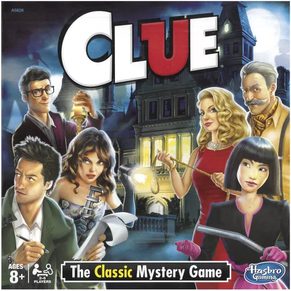 Hasbro 2018 Edition CLUE - The Classic Mystery Game Fun Family Party Game NEW!