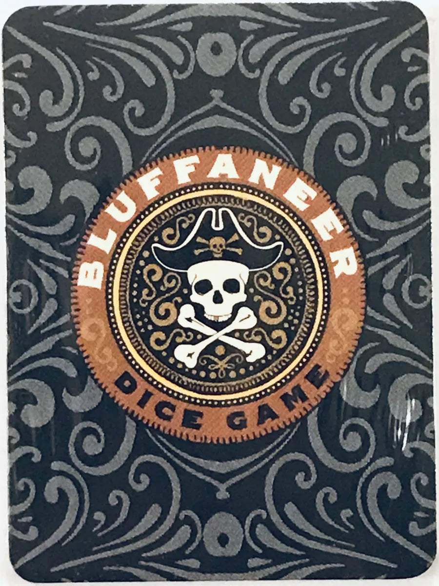 Bluffaneer Dice Game Pirates Treasure Bone Dice Strategy for 3-6 players new factory sealed