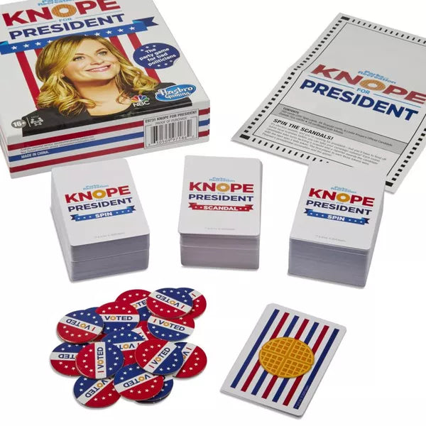 Parks And Recreations KNOPE FOR PRESIDENT Party Game for Bad Politics New Factory Sealed