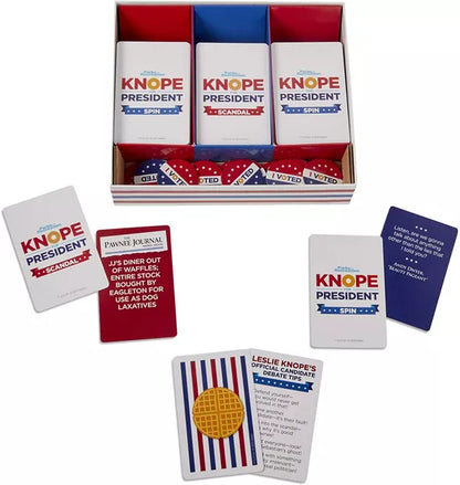 Parks And Recreations KNOPE FOR PRESIDENT Party Game for Bad Politics New Factory Sealed