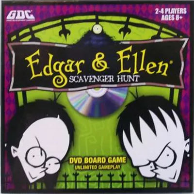 GDC Edgar & Ellen Scavenger Hunt Dvd Board 2008. new factory sealed