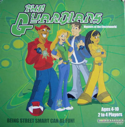 THE GUARDIANS -MASTERS OF THE ELECTROWORLD PARENTS AND CHILDREN LEARNING ABOUT SAFETY EDUCATIONAL GAME BEING STREET SMART CAN BE FUN NEW SEALED