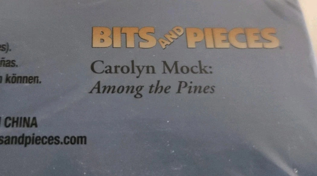 BITS AND PIECES STUDIO PUZZLE AMONG THE PINES BUCK & DOE DEER 1000 PC PUZZLE NIB