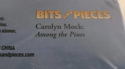 BITS AND PIECES STUDIO PUZZLE AMONG THE PINES BUCK & DOE DEER 1000 PC PUZZLE NIB