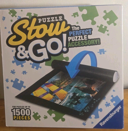 Ravensburger Puzzle Stow & Go Space-Saving Tube Up To 1500 Pcs - FREE SHIPPING
