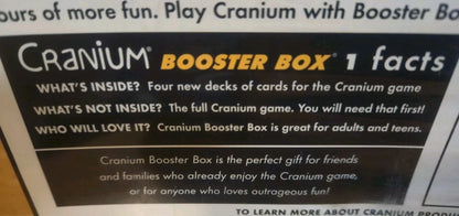 CLASSIC CRANIUM BOOSTER BOX 1 , 4 NEW DECKS OF CARDS (800 TOTAL) ADULT TEEN GAME