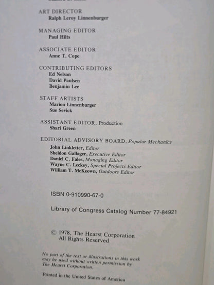 VTG 1978 POPULAR MECHANICS DO IT YOURSELF YEARBOOK GREAT DIY COLLECTIBLE BOOK