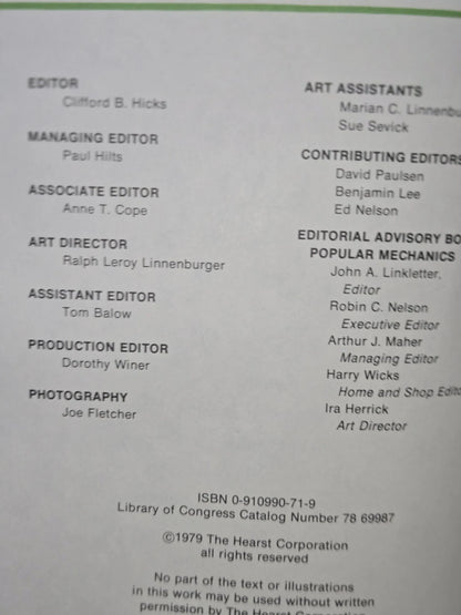 VTG 1979 POPULAR MECHANICS DO IT YOURSELF YEARBOOK GREAT DIY COLLECTIBLE BOOK