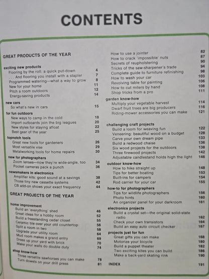 VTG 1979 POPULAR MECHANICS DO IT YOURSELF YEARBOOK GREAT DIY COLLECTIBLE BOOK