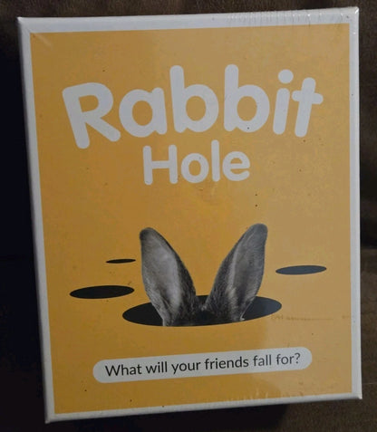 RABBIT HOLE.. WHAT WILL YOUR FRIENDS FALL FOR? FUN FAMILY PARTY GAME FROM DYCE