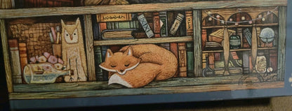 PINTOO SHOWPIECE COTTON LION - BREAKTIME 600 PLASTIC PIECE PUZZLE CATS OWLS FOX. NEW SEALED