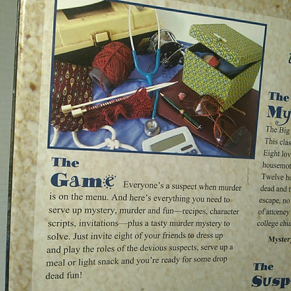 2006 UNIVERSITY GAMES MURDER ON MISTY ISLAND MURDER MYSTERY GAME FOR A PARTY OF 8. NEW SEALED