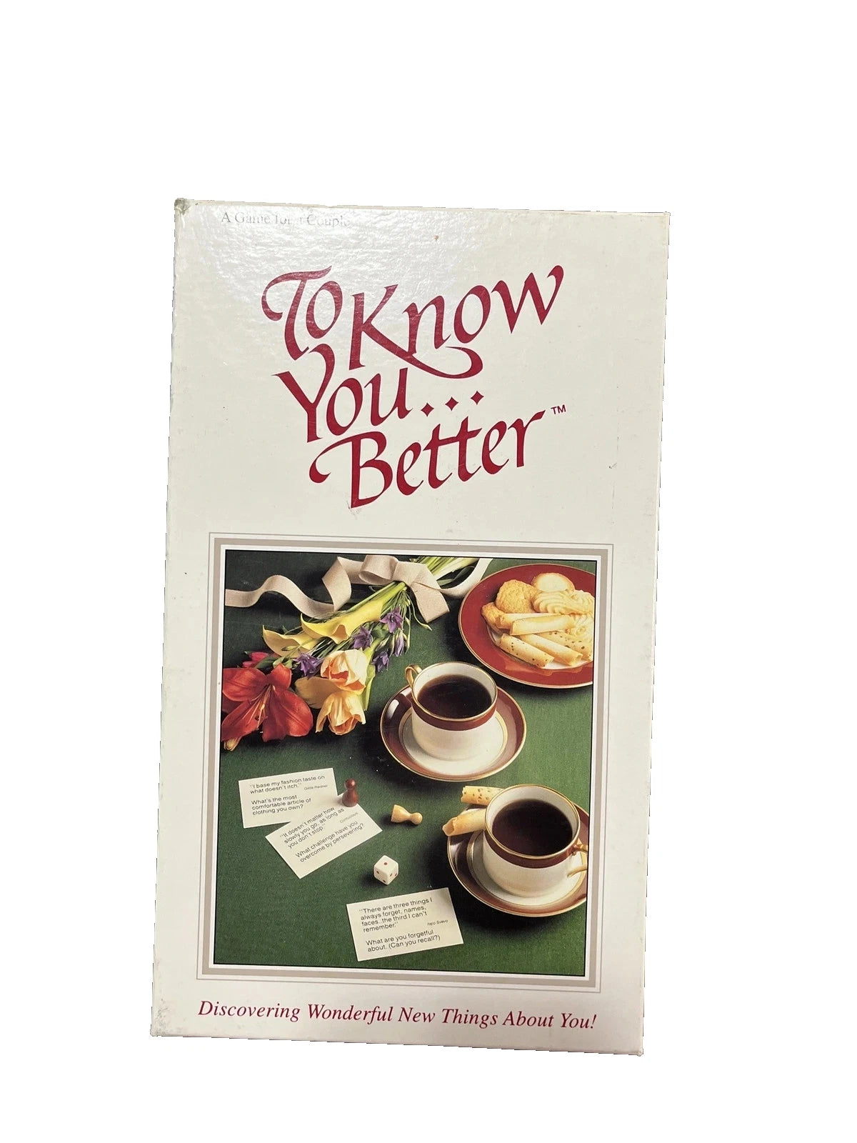 NEW! To Know You... Better Board Game by Time for Two | Factory Sealed Couples Gift