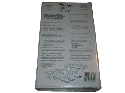 NEW! To Know You... Better Board Game by Time for Two | Factory Sealed Couples Gift