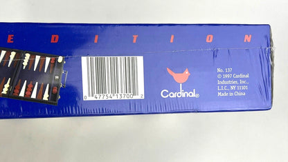 Vintage 1997 Cardinal Premium Backgammon No. 137 Sealed New - Rare Kmart Sticker