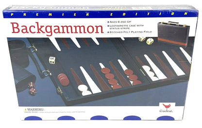 Vintage 1997 Cardinal Premium Backgammon No. 137 Sealed New - Rare Kmart Sticker