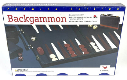Vintage 1997 Cardinal Premium Backgammon No. 137 Sealed New - Rare Kmart Sticker