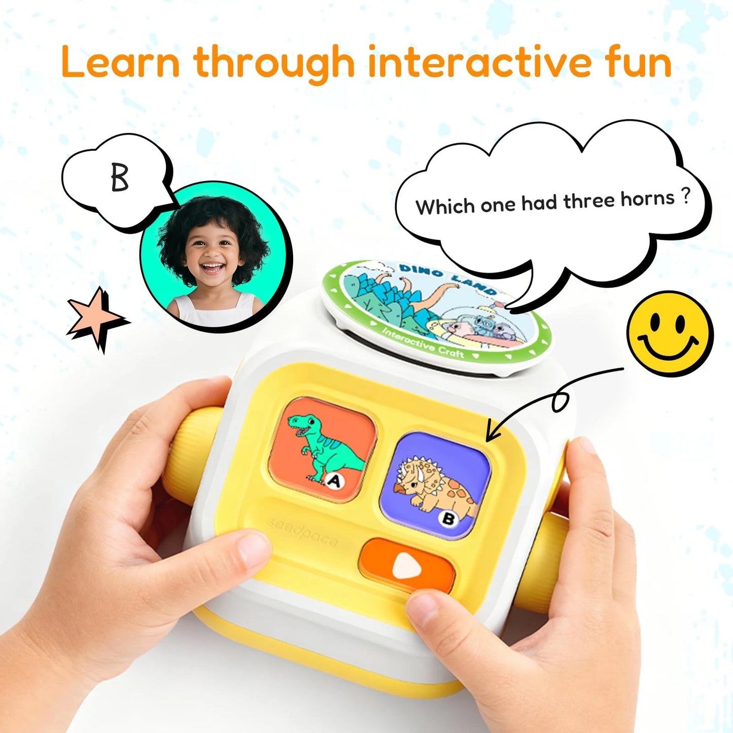 Share Seedpace Interactive Player Starter Set - Screen-Free Storyteller - Model XHS10A