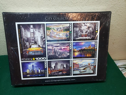 EuroGraphics City Collections New York City World Trade Center 1000 Piece Puzzle New Sealed