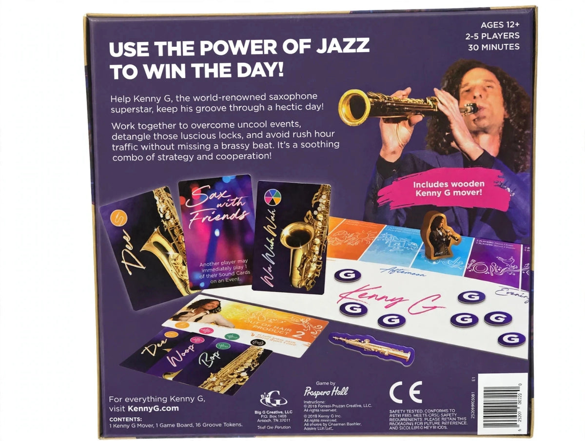 Share Kenny G Keepin' It Saxy Board Game - New Sealed - Big G Creative 2019