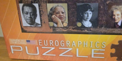 "FAMOUS WRITERS" EUROGRAPHICS 1000 PC PUZZLE FEATURING THE GREATEST AUTHORS  NEW