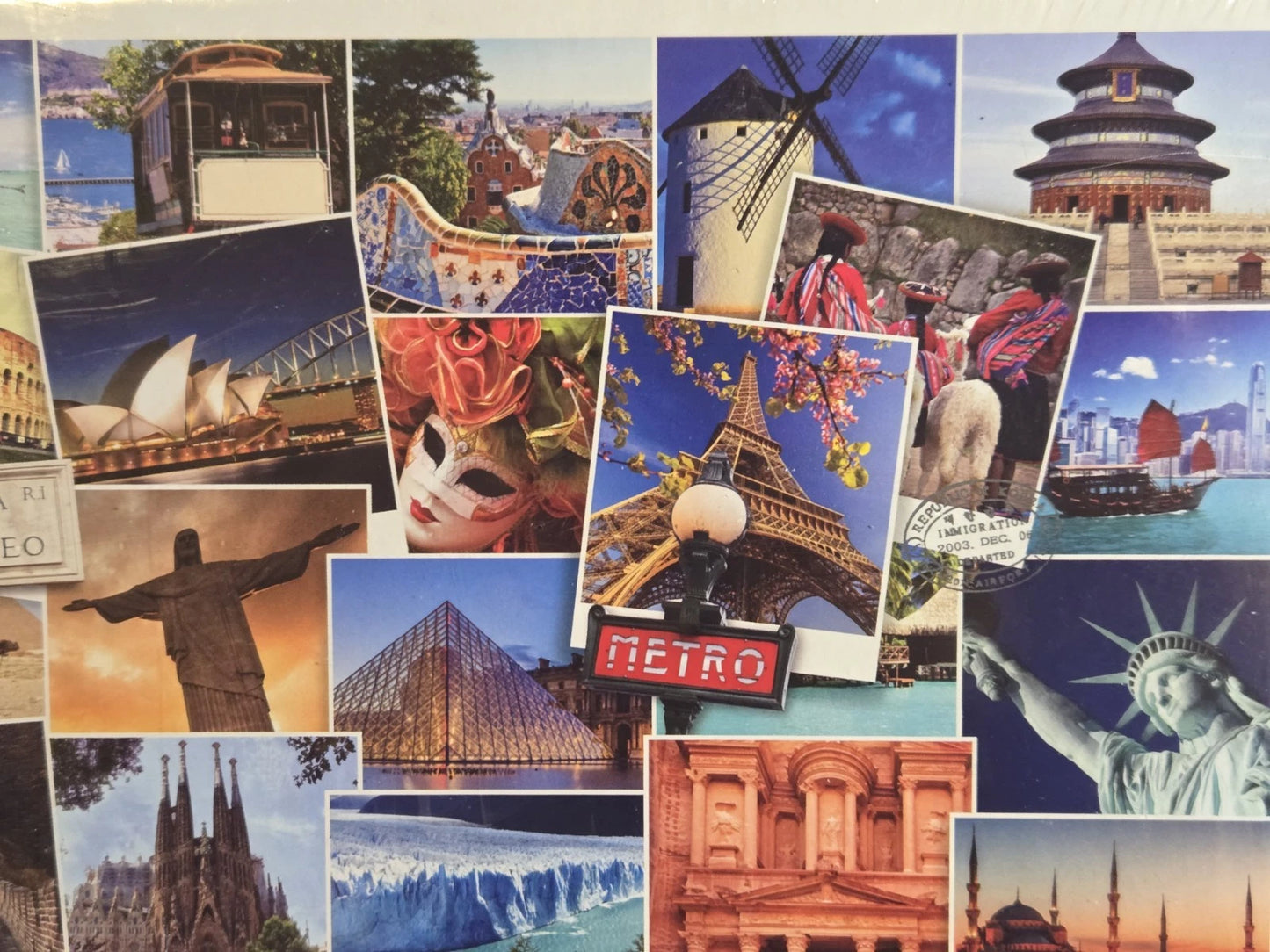 EUROGRAPHICS GLOBETROTTER BEAUTIFUL LANDMARKS OF THE WORLD 1000 PC PUZZLE USA